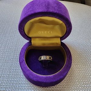 Gucci Icon Band Ring Size 8